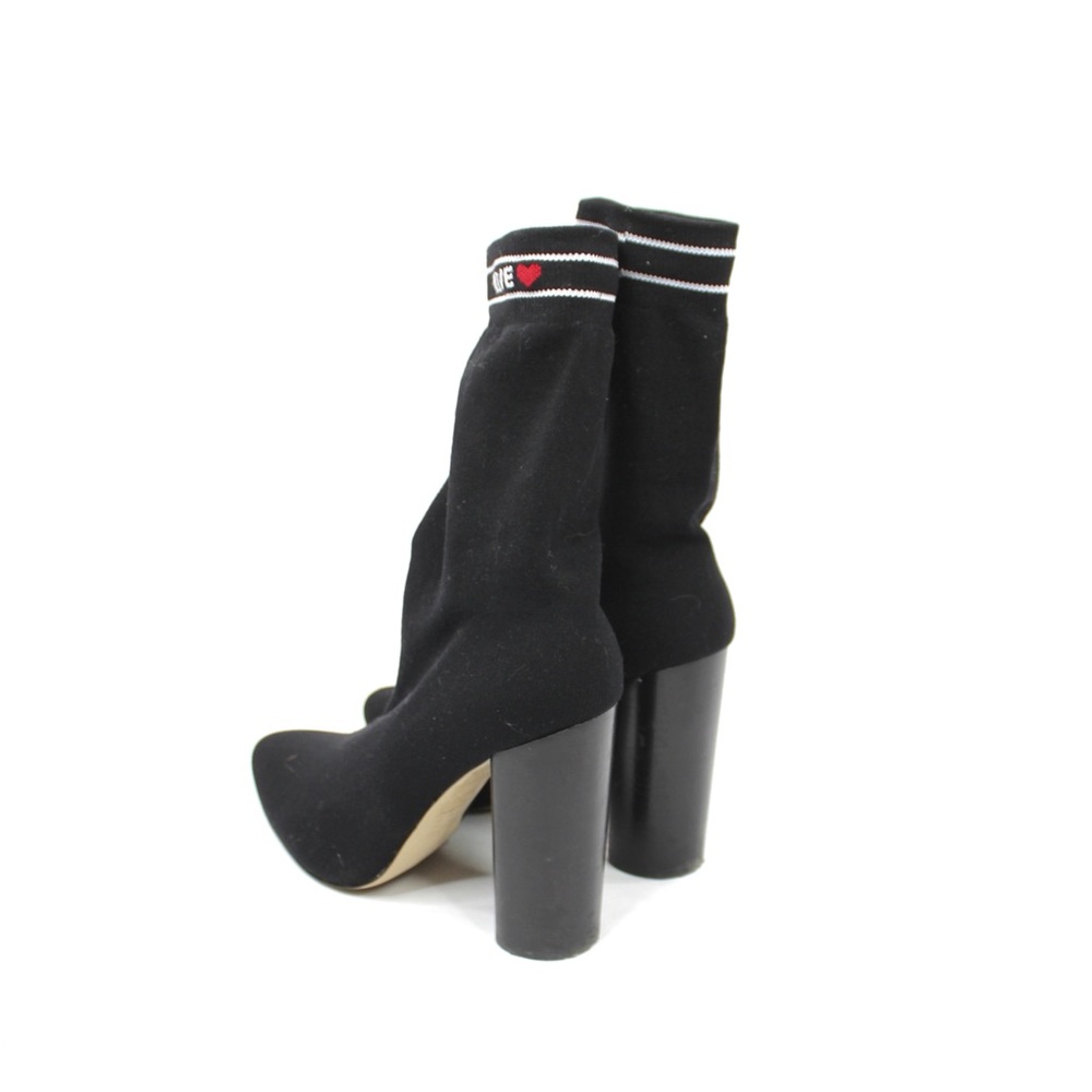 ALDO Lovelyy “Love” Knit Block Heel Sock Boots - Picture 8 of 12